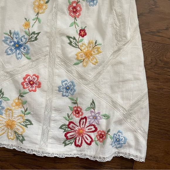 Free People Willow Embroidered Floral Mini Dress - Picture 7 of 14